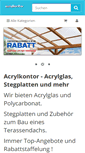 Mobile Screenshot of acrylkontor.de